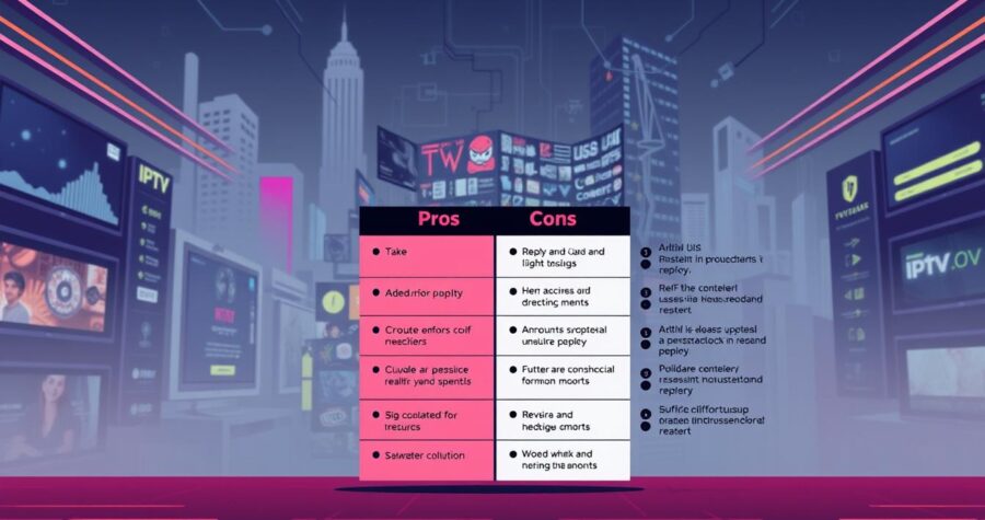 The Pros and Cons of IPTV Subscription Services